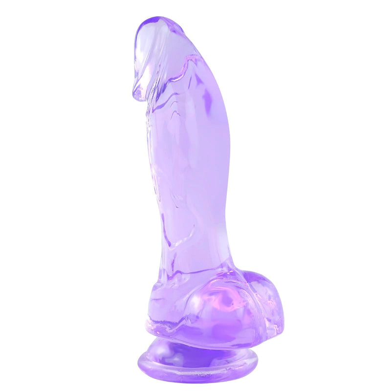 Soft Realistic Dildo, Small Lifelike Penis with Strong Suction Cup for Womens/Men/Gay, Adult Anal Sex Toy
